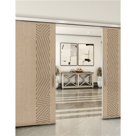 Holzschiebetür Slim-Line - Eiche Model 3070