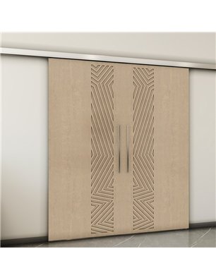 Holzschiebetür Slim-Line - Eiche  Model 3070-2
