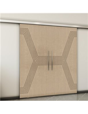 Holzschiebetür Slim-Line - Eiche  Model 3079-2