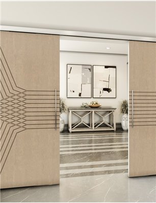 Holzschiebetür Slim-Line - Eiche  Model 3085