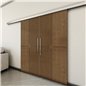 Holzschiebetür Slim-Line - Nussbaum Model 3017 Holzschiebetür Slim-Line - Nussbaum Model 3017