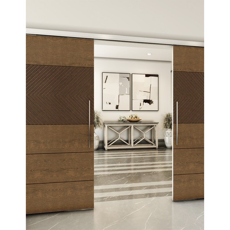 Holzschiebetür Slim-Line - Nussbaum Model 3020 Holzschiebetür Slim-Line - Nussbaum Model 3020