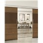 Holzschiebetür Slim-Line - Nussbaum Model 3020 Holzschiebetür Slim-Line - Nussbaum Model 3020