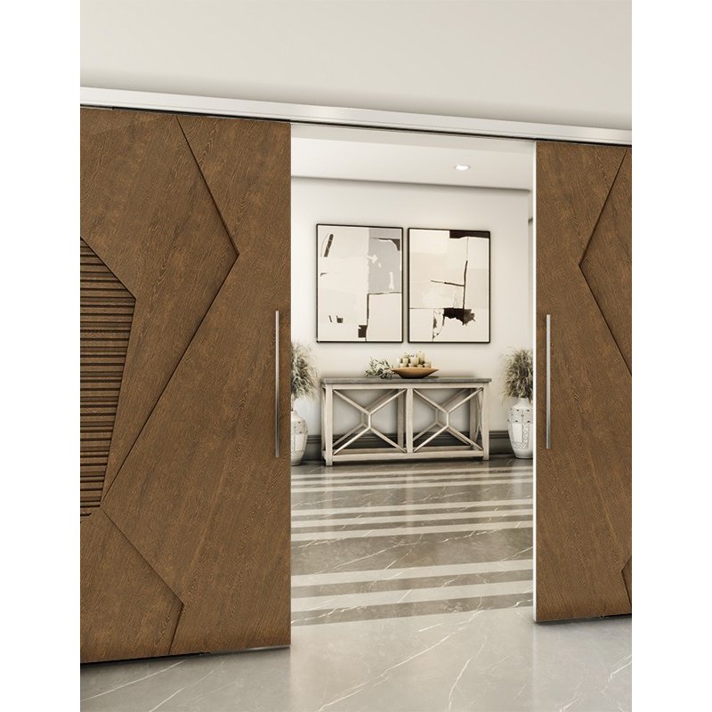 Holzschiebetür Slim-Line - Nussbaum Model 3033 Holzschiebetür Slim-Line - Nussbaum Model 3033