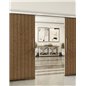 Holzschiebetür Slim-Line - Nussbaum Model 3039 Holzschiebetür Slim-Line - Nussbaum Model 3039