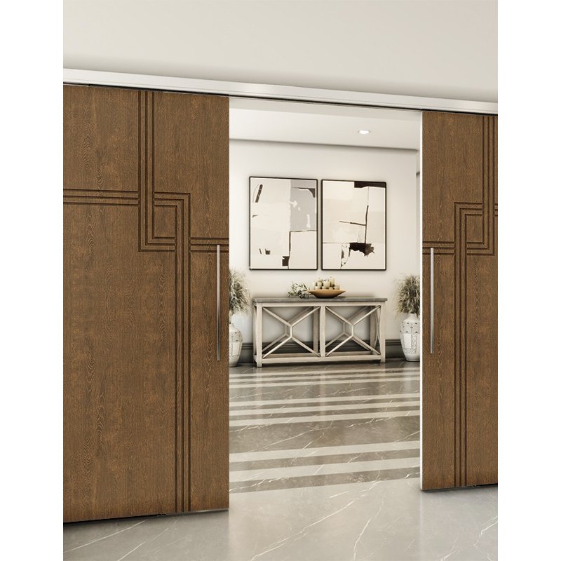 Holzschiebetür Slim-Line - Nussbaum Model 3059 Holzschiebetür Slim-Line - Nussbaum Model 3059