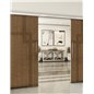 Holzschiebetür Slim-Line - Nussbaum Model 3059 Holzschiebetür Slim-Line - Nussbaum Model 3059