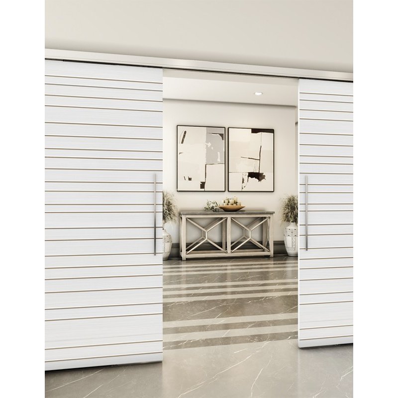 Holzschiebetür Slim-Line - Weiss 3D Model 3007 Holzschiebetür Slim-Line - Weiss 3D Model 3007