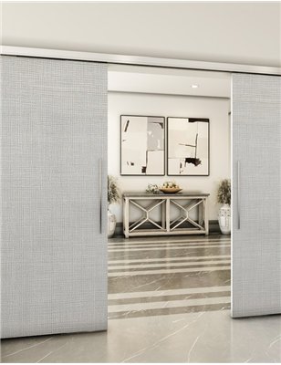 Holzschiebetür Slim-Line - Weiss 3D Model 3028