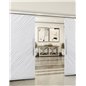 Holzschiebetür Slim-Line - Weiss 3D Model 3042 Holzschiebetür Slim-Line - Weiss 3D Model 3042