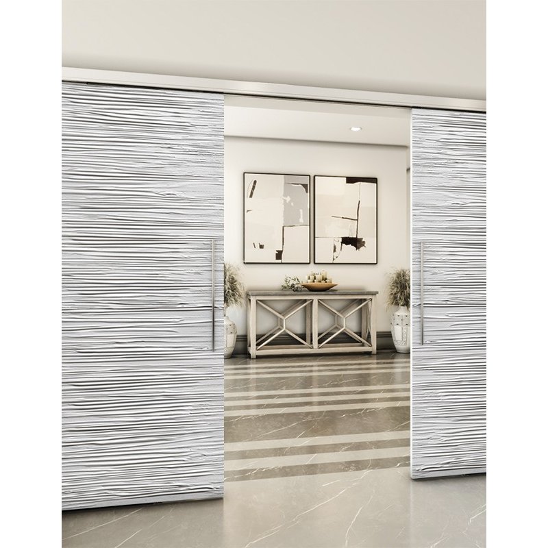 Holzschiebetür Slim-Line - Weiss 3D Model 3044 Holzschiebetür Slim-Line - Weiss 3D Model 3044