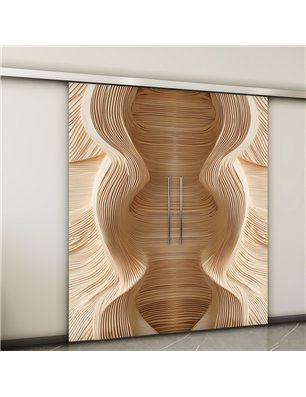 Holzschiebetür Slim-Line - Holzkunst  Model 3003-2