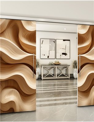 Holzschiebetür Slim-Line - Holzkunst  Model 3008