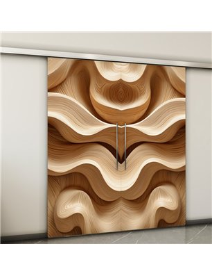Holzschiebetür Slim-Line - Holzkunst  Model 3008-2