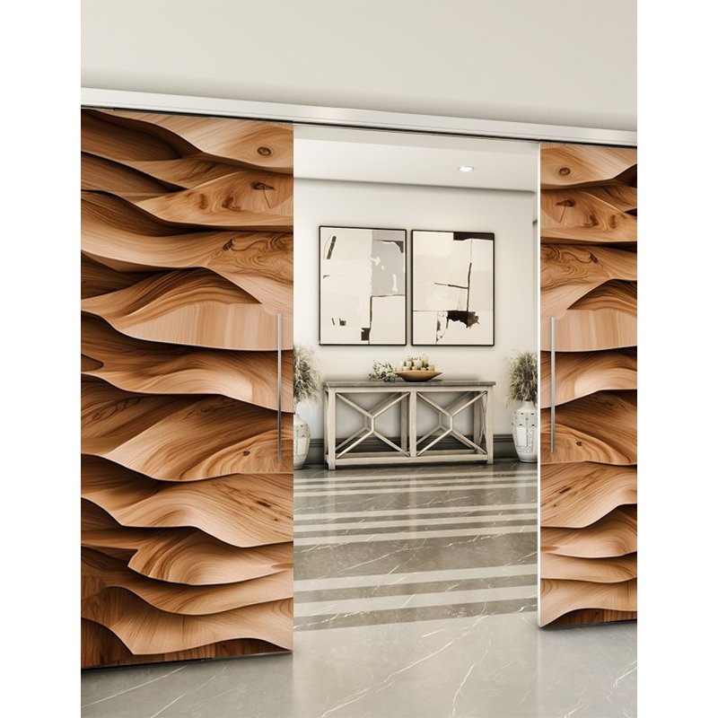 Holzschiebetür Slim-Line - Holzkunst Model 3011 Holzschiebetür Slim-Line - Holzkunst Model 3011