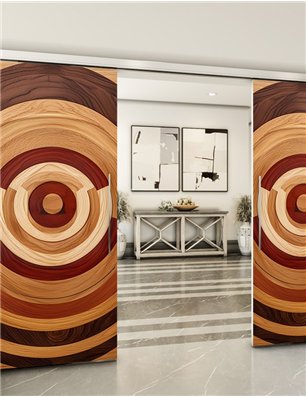 Holzschiebetür Slim-Line - Holzkunst  Model 3056
