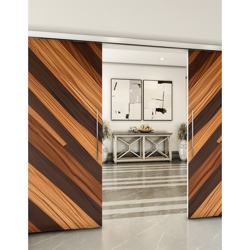 Holzschiebetür Slim-Line - Holzkunst Model 3058 Holzschiebetür Slim-Line - Holzkunst Model 3058