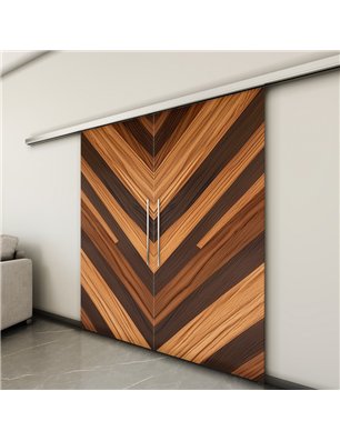 Holzschiebetür Slim-Line - Holzkunst  Model 3058-3