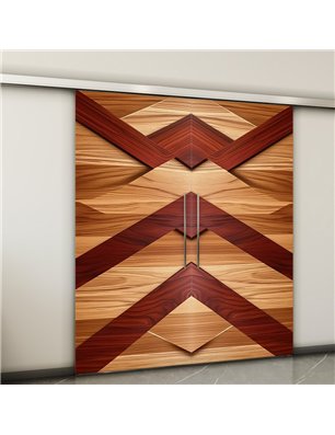 Holzschiebetür Slim-Line - Holzkunst  Model 3060-2