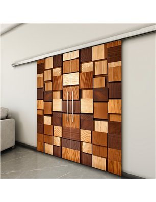 Holzschiebetür Slim-Line - Holzkunst  Model 3061-3