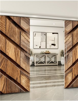 Holzschiebetür Slim-Line - Holzkunst  Model 3067