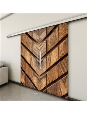 Holzschiebetür Slim-Line - Holzkunst  Model 3067-3