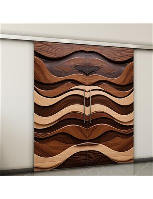 Holzschiebetür Slim-Line - Holzkunst  Model 3072-2