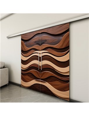 Holzschiebetür Slim-Line - Holzkunst  Model 3072-3