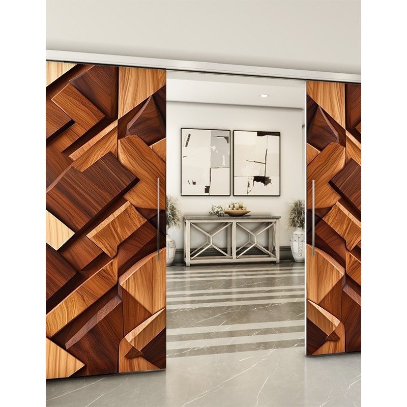 Holzschiebetür Slim-Line - Holzkunst Model 3075 Holzschiebetür Slim-Line - Holzkunst Model 3075
