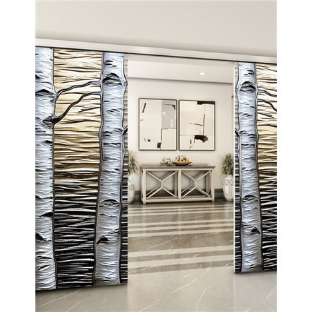 Holzschiebetür Slim-Line - Holzkunst Model 3077