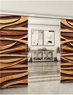 Holzschiebetür Slim-Line - Holzkunst Model 3082