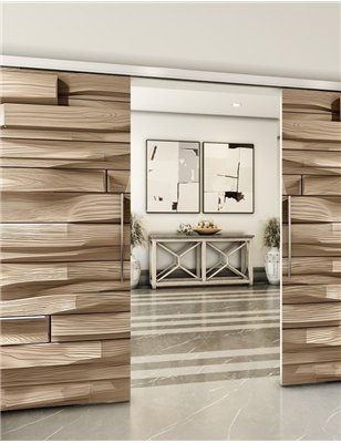 Holzschiebetür Slim-Line - Holzkunst Model 3086