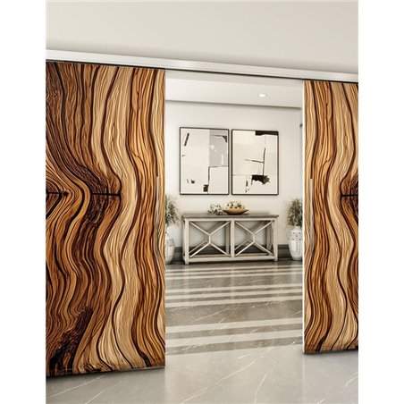 Holzschiebetür Slim-Line - Holzkunst Model 3092