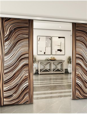 Holzschiebetür Slim-Line - Holzkunst Model 3094
