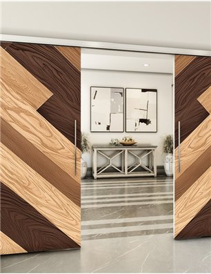 Holzschiebetür Slim-Line - Holzkunst  Model 3098