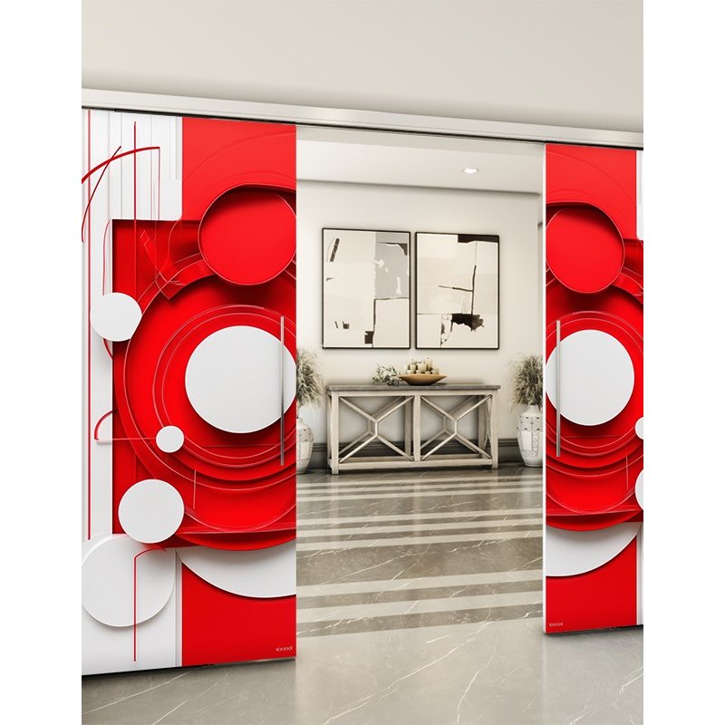 Holzschiebetür Slim-Line - Geometrie Model 3005 Holzschiebetür Slim-Line - Geometrie Model 3005