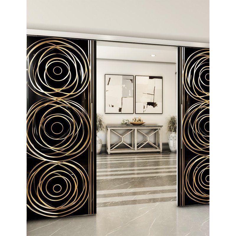 Holzschiebetür Slim-Line - Geometrie Model 3008 Holzschiebetür Slim-Line - Geometrie Model 3008