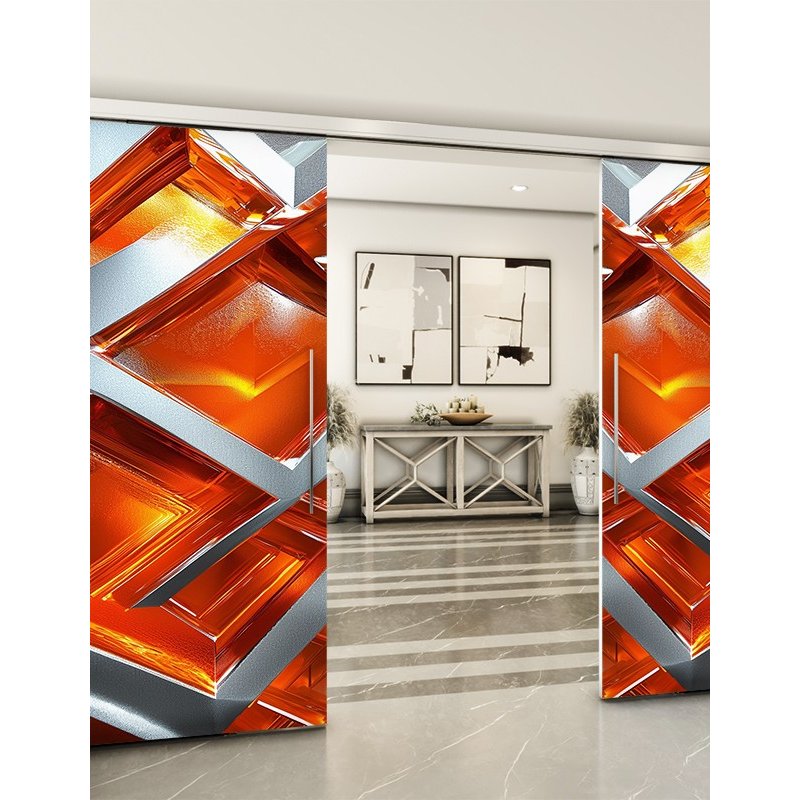 Holzschiebetür Slim-Line - Geometrie Model 3023 Holzschiebetür Slim-Line - Geometrie Model 3023