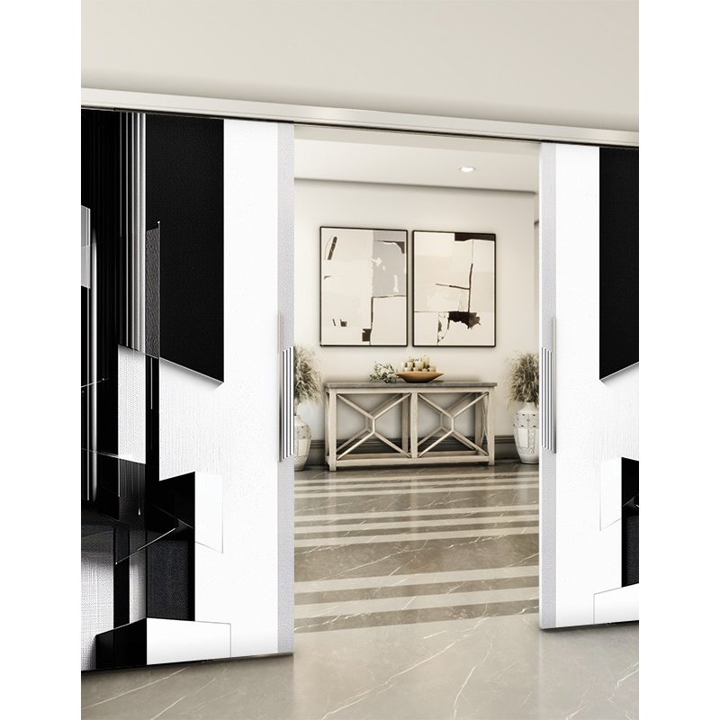 Holzschiebetür Slim-Line - Geometrie Model 3028 Holzschiebetür Slim-Line - Geometrie Model 3028