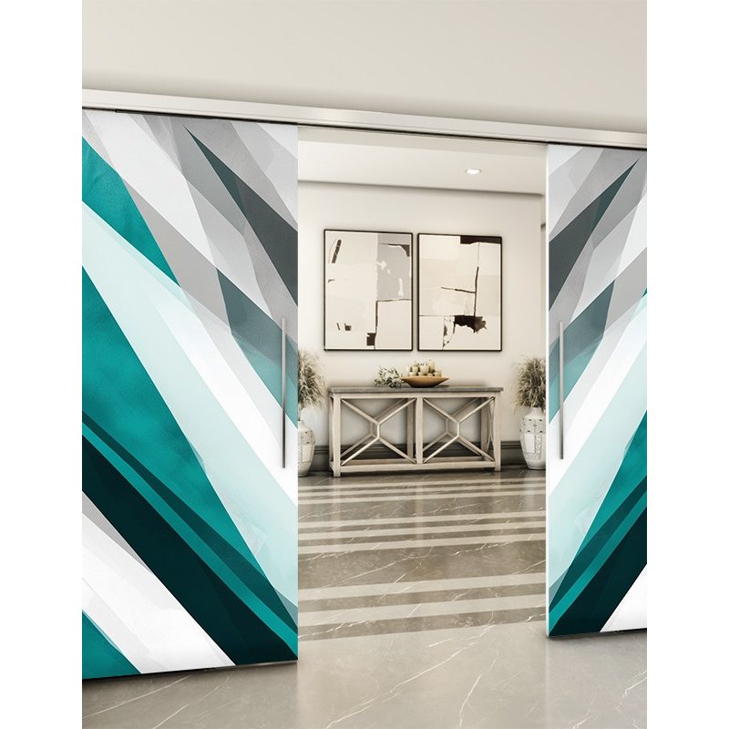 Holzschiebetür Slim-Line - Geometrie Model 3034 Holzschiebetür Slim-Line - Geometrie Model 3034