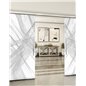 Holzschiebetür Slim-Line - Geometrie Model 3040 Holzschiebetür Slim-Line - Geometrie Model 3040