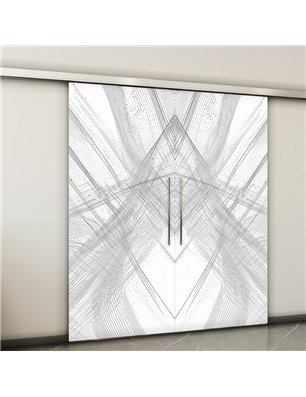 Holzschiebetür Slim-Line - Geometrie  Model 3040-2