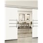 Holzschiebetür Slim-Line - Design-Linien Model 3012 Holzschiebetür Slim-Line - Design-Linien Model 3012