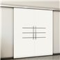 Holzschiebetür Slim-Line - Design-Linien Model 3012 Holzschiebetür Slim-Line - Design-Linien Model 3012