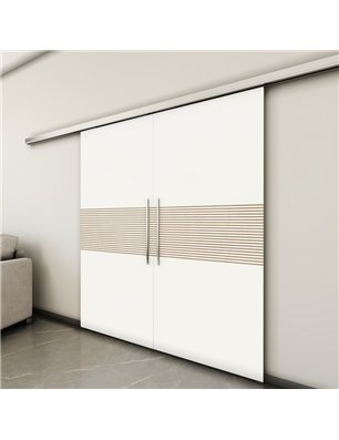 Holzschiebetür Slim-Line - Design-Linien  Model 3014-3