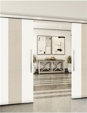Holzschiebetür Slim-Line - Design-Linien  Model 3026