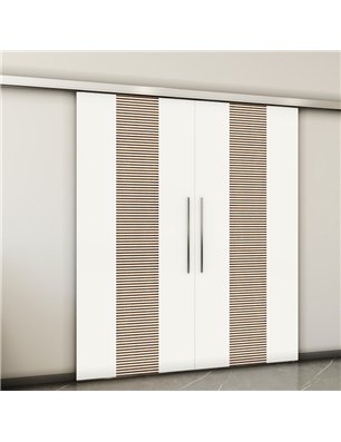 Holzschiebetür Slim-Line - Design-Linien  Model 3027-2