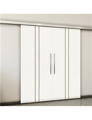 Holzschiebetür Slim-Line - Design-Linien  Model 3047-2