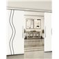 Holzschiebetür Slim-Line - Design-Linien  Model 3065