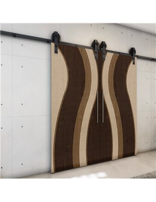 Holzschiebetür Barn-Line - Holz-Mix  Model 4064-3